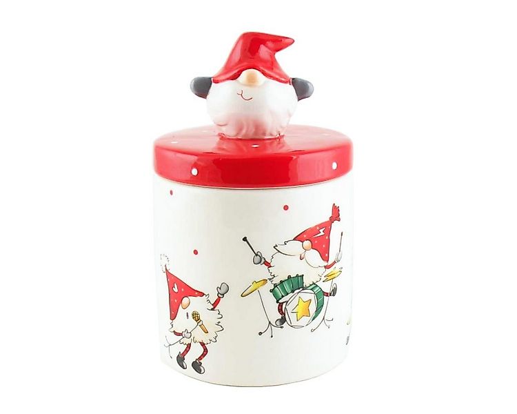 440s Dekoobjekt 440s Keramik Aufbewahrungsdose Rocking SANTA (Stück) günstig online kaufen
