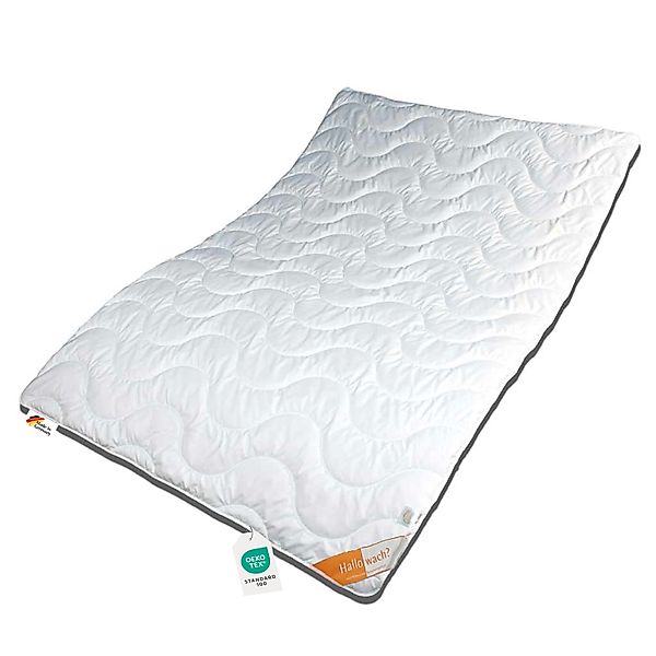 Sommerbett Steppbett Sommerdecke Klimafaser Hallo Wach 155x220 60° günstig online kaufen