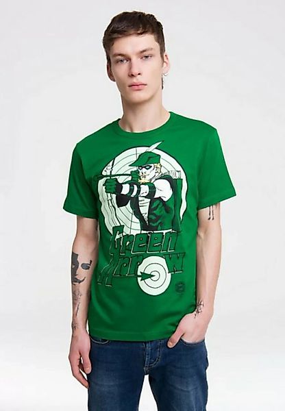 LOGOSHIRT T-Shirt Green Arrow mit coolem Print günstig online kaufen
