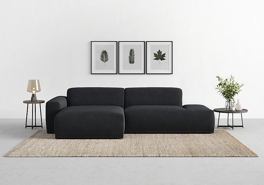 TRENDMANUFAKTUR Ecksofa "Braga, mit hochwertigem Kaltschaum, L-Form, in Cor günstig online kaufen