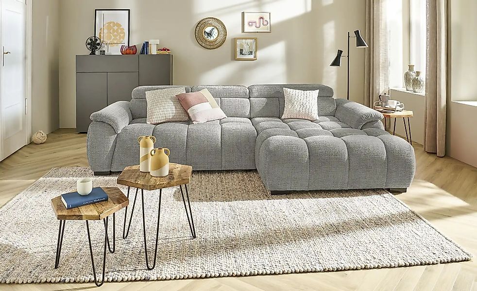 switch Ecksofa  Alvin ¦ grau ¦ Maße (cm): B: 284 H: 97 T: 168.0 Polstermöbe günstig online kaufen