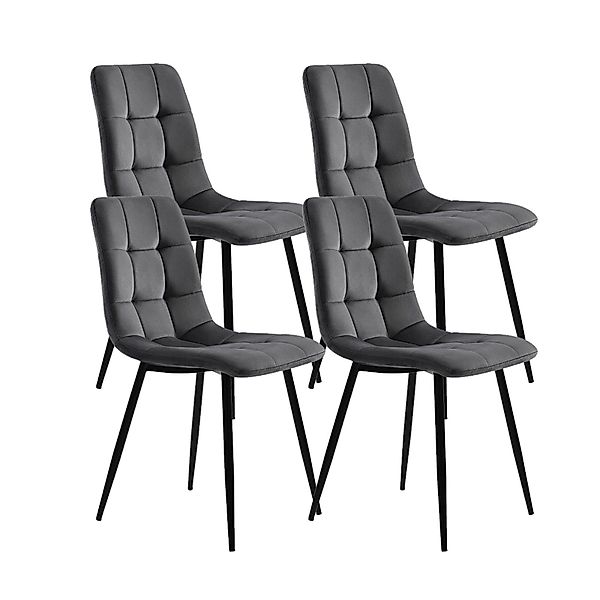 SEEZSSA Küchenstuhl Esszimmerstuhl Stoff, (4er Set), günstig online kaufen