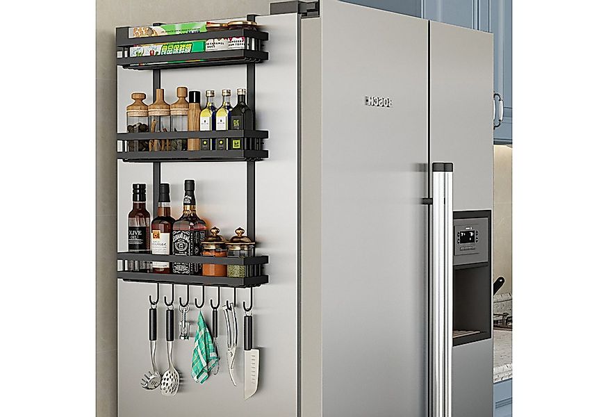 GLIESE Hängeregal für Kühlschrank Küchenregal Gewürzregale günstig online kaufen