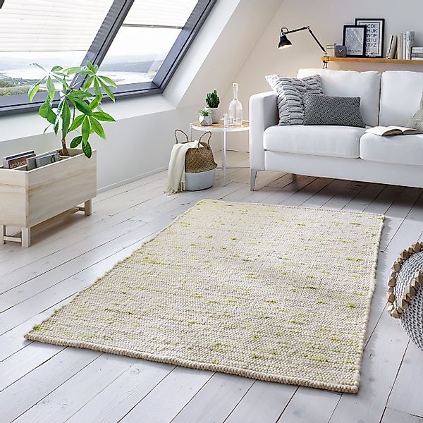 TaCa Home Wollteppich Handweb Woll-Teppich Neuseeland, günstig online kaufen