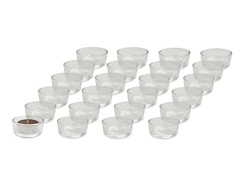 Provance Teelichthalter Teelichtgläser Teelichthalter 5 x 3,5 cm Glas Trans günstig online kaufen