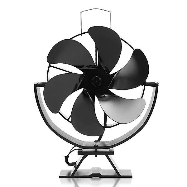 Clanmacy Kaminventilator 6 Flügel Kaminofen Ventilator günstig online kaufen
