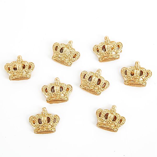 Logbuch-Verlag Dekofigur 8 Mini Kronen Gold günstig online kaufen
