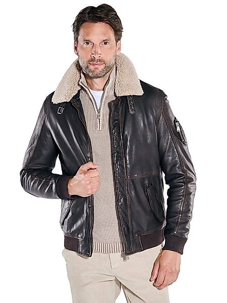 Engbers Lederjacke engbers Herren Lederjacke mit heraustrennbarem Kragen, D günstig online kaufen