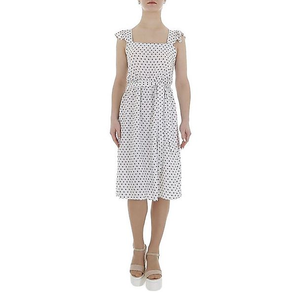 Ital-Design Sommerkleid Damen Freizeit (85941347) Rüschen Gepunktet Sommerk günstig online kaufen