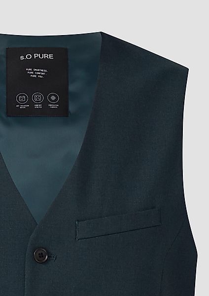 s.Oliver BLACK LABEL Anzugweste s.O PURE: günstig online kaufen