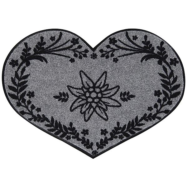Salonloewe Fußmatte Edelweiss-Heart Shape SLD2741 S55x076, günstig online kaufen