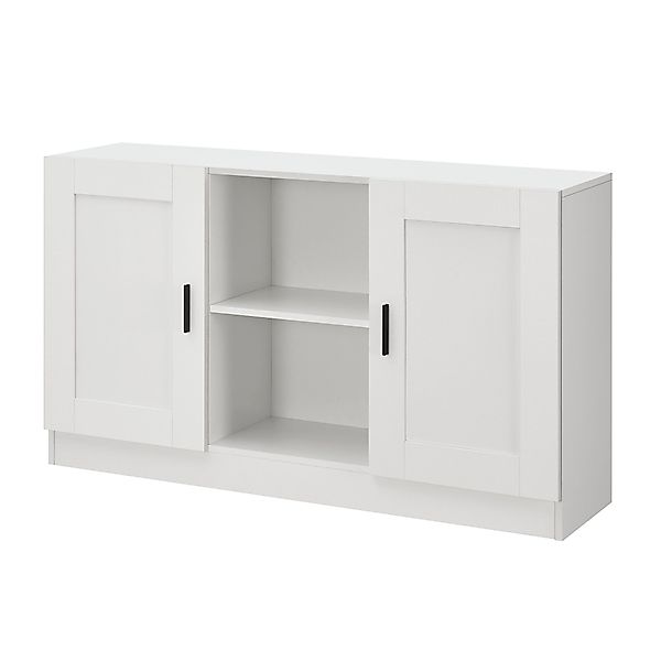 en.casa Sideboard, »Spøttrup« Fernsehtisch 120x30,5x70cm Weiß günstig online kaufen