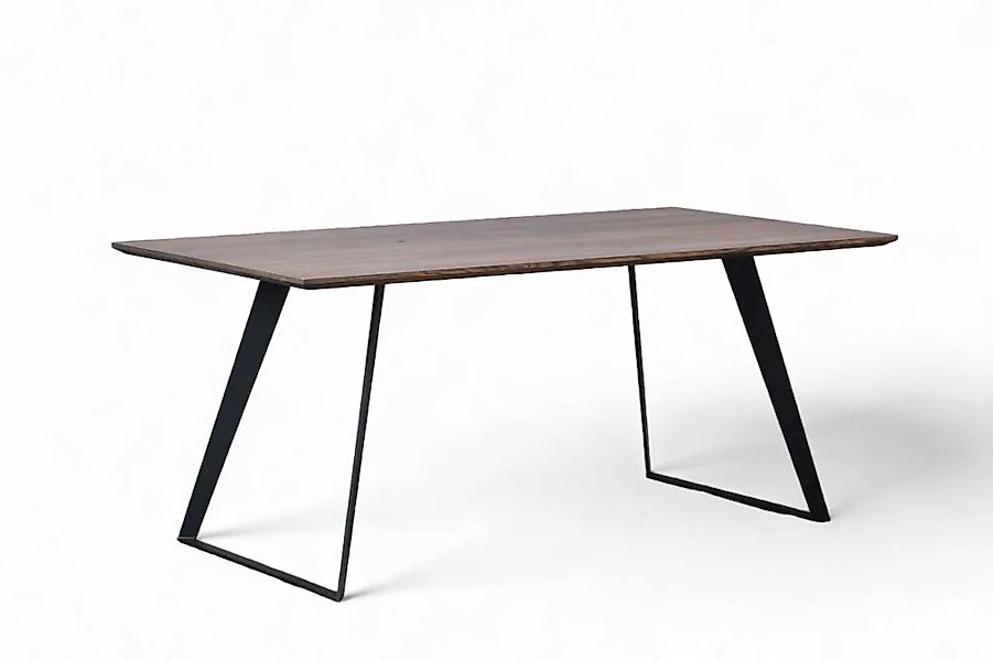 OTTO home Esstisch "Talwiese Küchentisch, U-Form Metallgestell, Wildeiche m günstig online kaufen