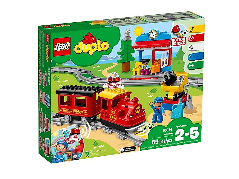 LEGO® LEGO® Duplo 10874 Dampfeisenbahn Konstruktionsspielsteine, günstig online kaufen