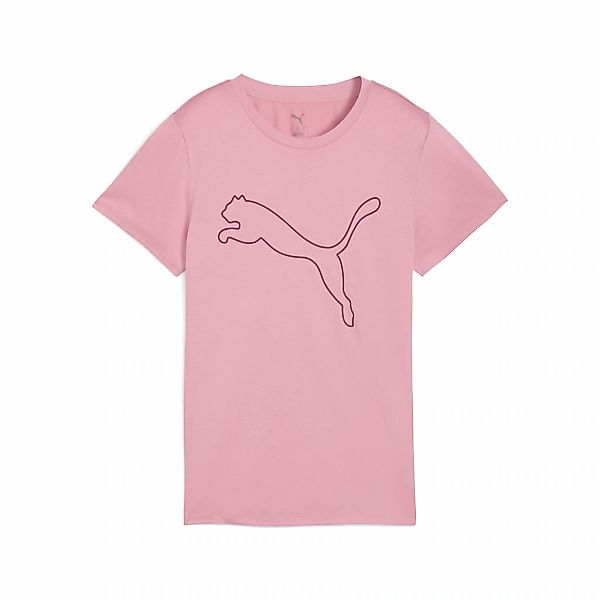 PUMA Trainingsshirt "W TAD ESSENTIAL HEATHER LOGO TEE" günstig online kaufen