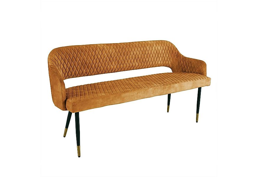 riess-ambiente Sitzbank PARIS 160cm senfgelb / schwarz (Einzelartikel, 1-St günstig online kaufen