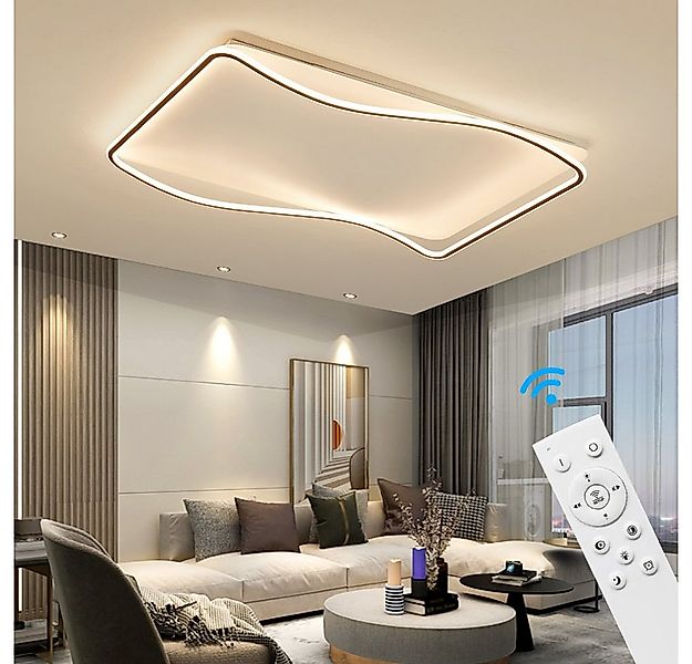 Eurotondisplay LED Deckenleuchte LED Deckenleuchte Fernbedienung Helligkeit günstig online kaufen