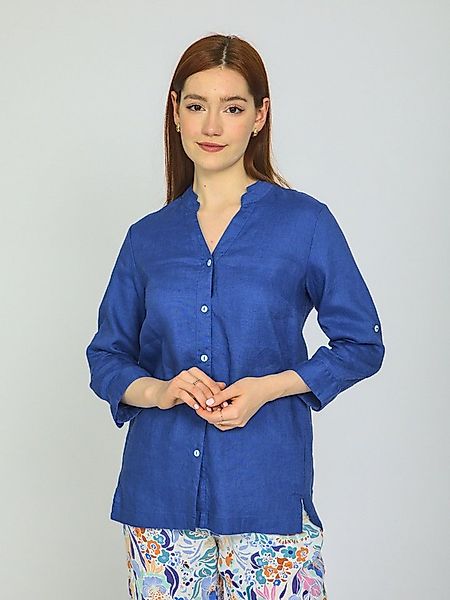 VICCI Germany Langarmbluse aus Leinen günstig online kaufen