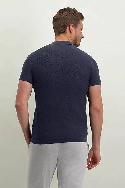 State Of Art Knitted Poloshirt Navy - Größe S günstig online kaufen