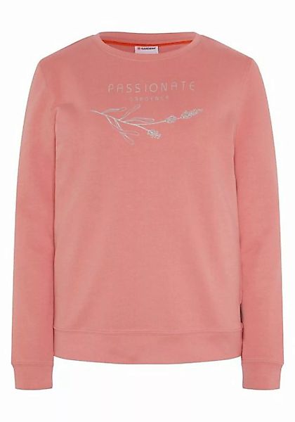 GARDENA Sweatshirt mit dezentem, floralem Frontprint günstig online kaufen