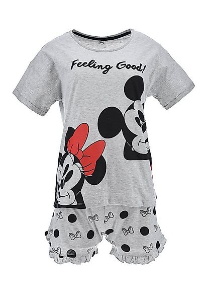 Disney Minnie Mouse Shorty Damen Frauen Sommer-Pyjama T-Shirt und Shorts Se günstig online kaufen