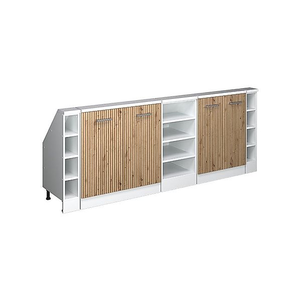 Vicco Unterschrank R-Line, Artisan Eiche/Weiß, 215 günstig online kaufen