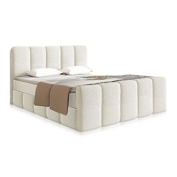 Juskys Boxspringbett Manitoba, Bett mit Federkernmatratze, günstig online kaufen