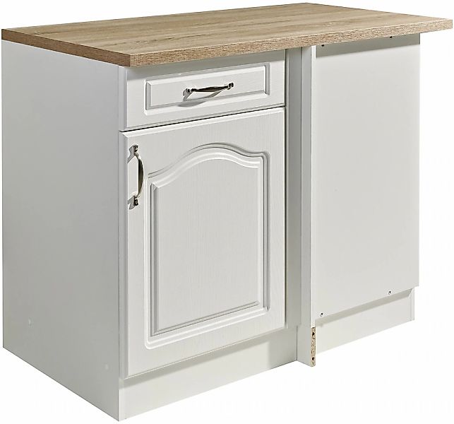 wiho Küchen "Linz" 100 cm breit, Planungsmaß 110 cm, in Landhaus-Optik günstig online kaufen