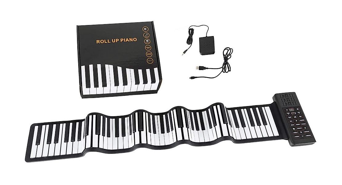 McGrey Spielzeug-Musikinstrument Rollpiano mit 88 Tasten - Zusammenrollbar günstig online kaufen