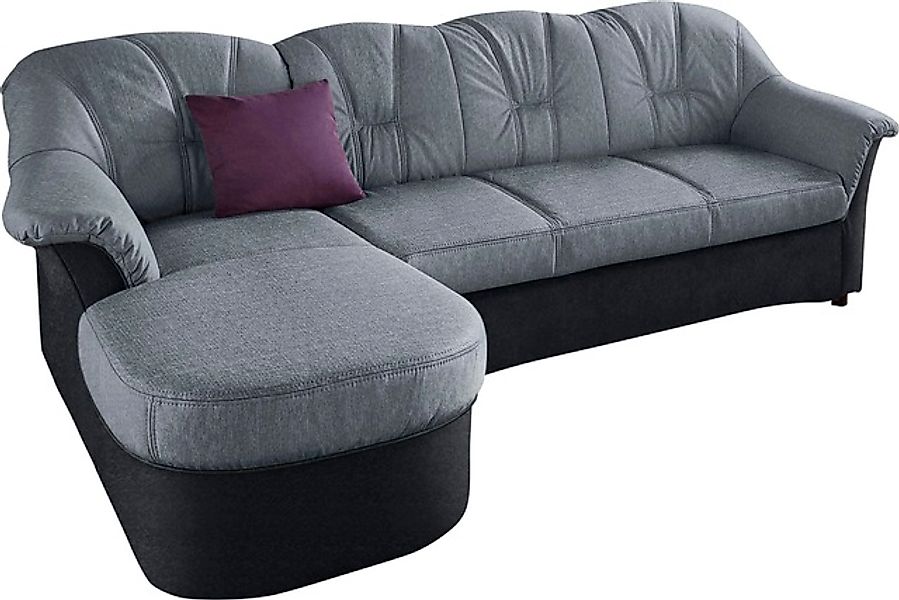 DOMO collection Ecksofa »Flores Schlafsofa, B/T/H: 233/142/86 cm, L-Form« w günstig online kaufen