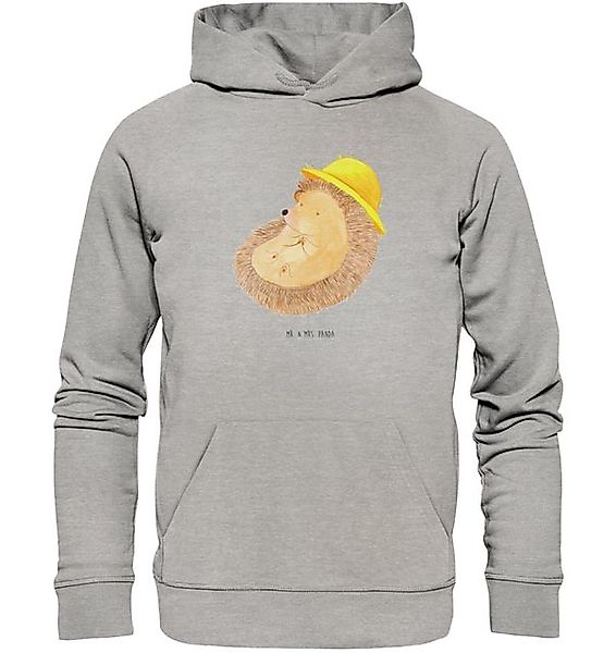 Mr. & Mrs. Panda Hoodie Igel Beten Größe XXL - Heather Grey - Geschenk, Uni günstig online kaufen