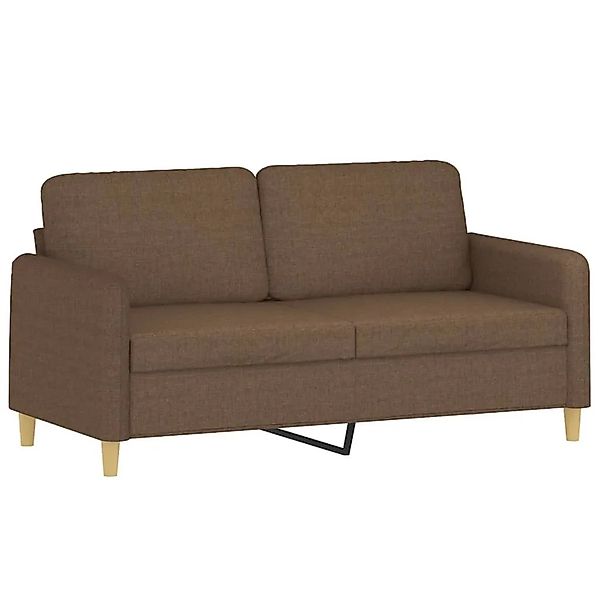 vidaXL 2-Sitzer-Sofa Braun 140 cm Stoff 359481 günstig online kaufen
