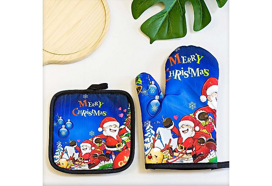 trends for living Topflappen 1satz Weihnachtliche Mikrowellenhandschuhe Bac günstig online kaufen
