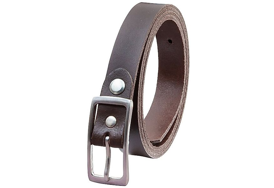 COLOGNEBELT Ledergürtel OM11-SL-Dunkelbraun MADE IN GERMANY, Dunkelbraun Kü günstig online kaufen