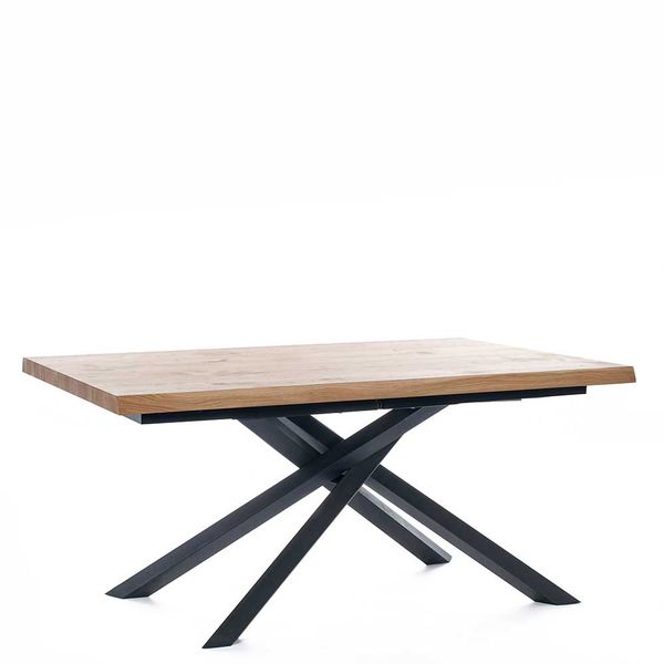 Esszimmertisch mit Eiche furniert ausziehbar günstig online kaufen