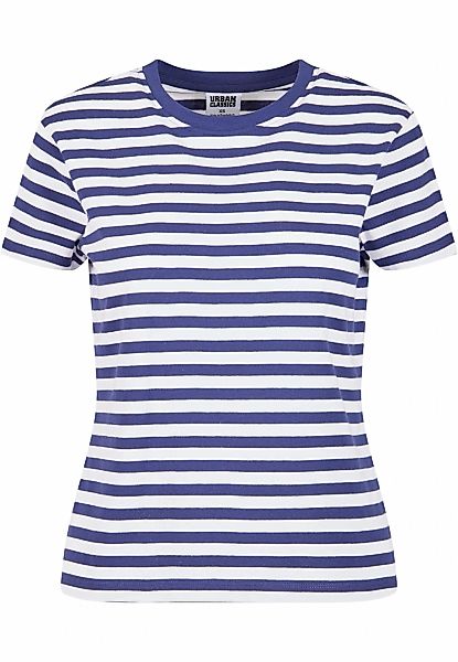 URBAN CLASSICS T-Shirt "Urban Classics Damen Ladies Regular Striped Tee" 1 günstig online kaufen