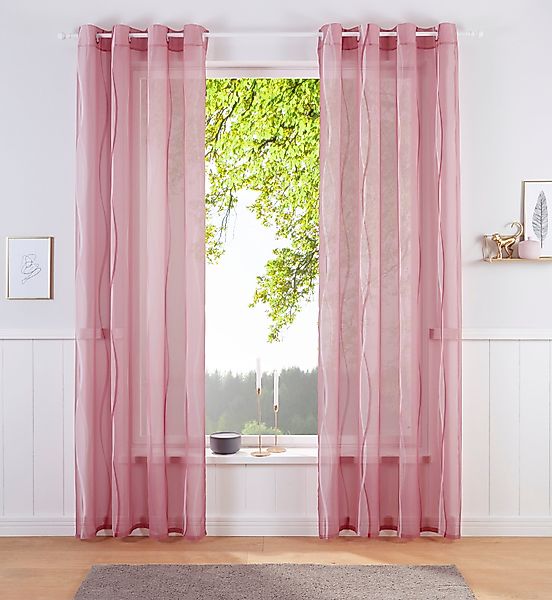 my home Gardine Dimona, Ösen (2 günstig online kaufen