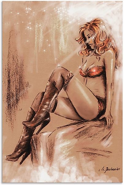 Artland Wandbild "High heels im Licht" Frau 1 Stk. tlg. als Alubild, Leinwa günstig online kaufen