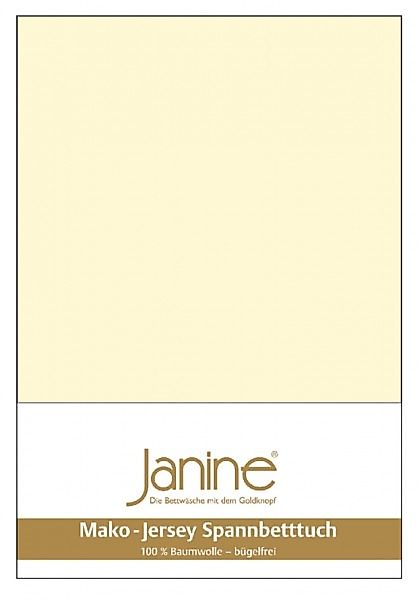 Janine Janine Spannbetttuch Mako-Feinjersey 5007 champanger (17) Größe:  15 günstig online kaufen