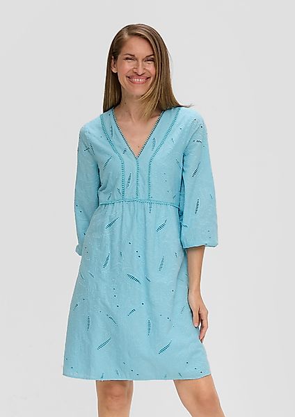 s.Oliver BLACK LABEL Minikleid Baumwoll-Kleid mit günstig online kaufen