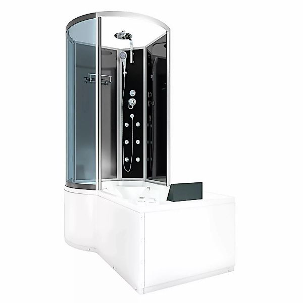 AcquaVapore Kombination Whirlpool Dusche K50-R30-WP-EC Duschkabine Wanne 10 günstig online kaufen