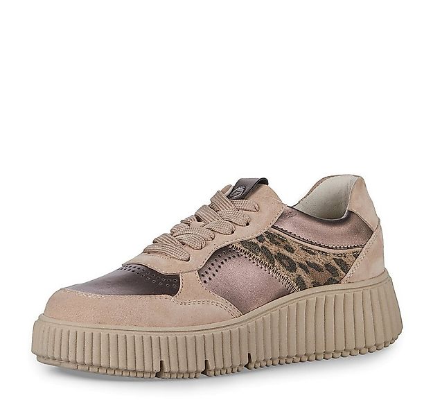Tamaris Tamaris - 1-23774-43/988 - Braun,Gold Schnürschuh günstig online kaufen