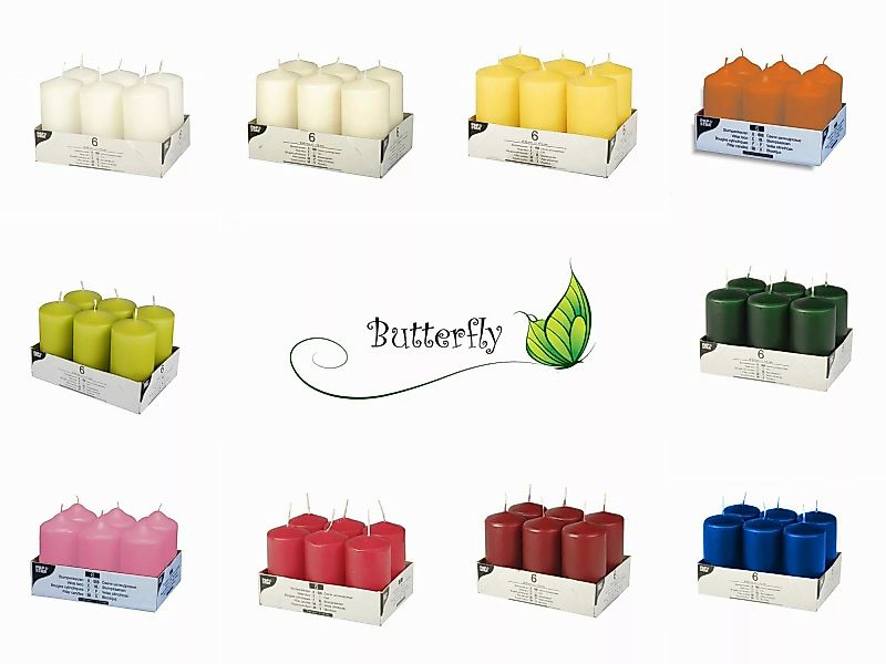 PAPSTAR Stumpenkerze, Stumpenkerzen Ø 60mm / günstig online kaufen