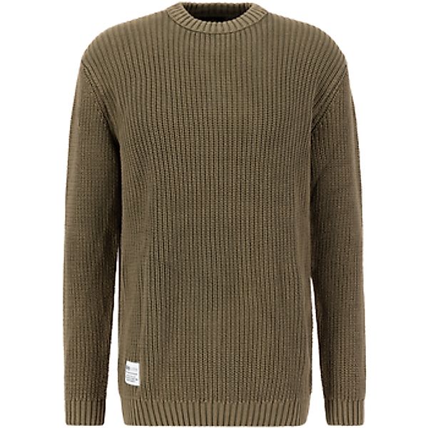 Alpha  Pullover Acid Pullover - dark olive günstig online kaufen