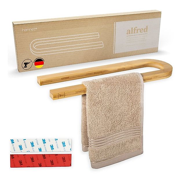 HENNEZ Handtuchhalter Handtuchstange ohne Bohren - Handtuchhalter Wand, Han günstig online kaufen