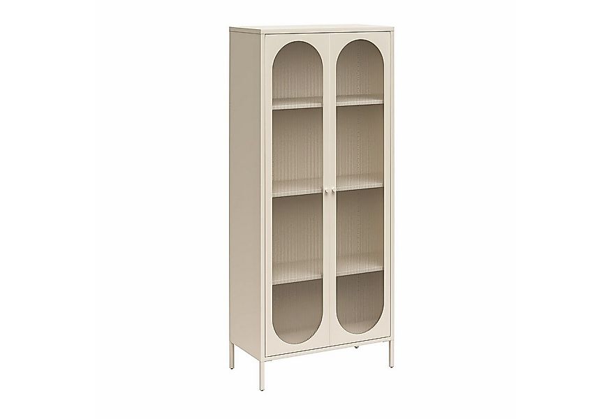 loft24 Vitrine Luna Standvitrine aus Metall günstig online kaufen