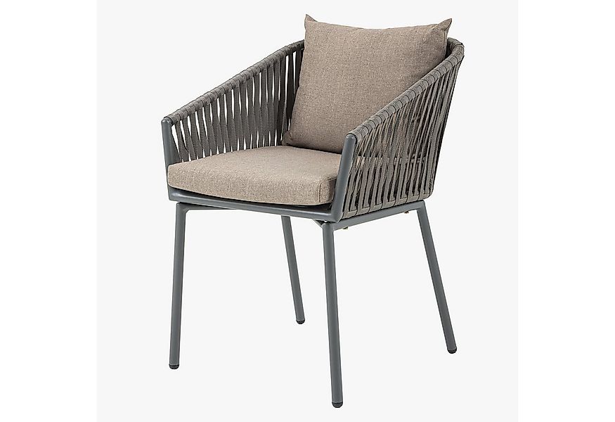 riess-ambiente Gartenstuhl ROPE hell anthrazit (Einzelartikel, 1 St), Desig günstig online kaufen