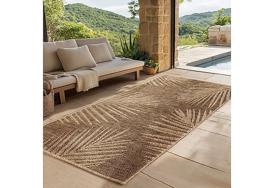 SIMPEX24 Outdoorteppich Boho Design, Läufer, Höhe: 5 mm, Outdoor Teppich We günstig online kaufen