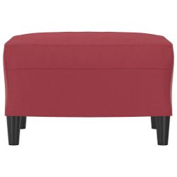 vidaXL Polsterhocker Fußhocker Weinrot 60x50x41 cm günstig online kaufen