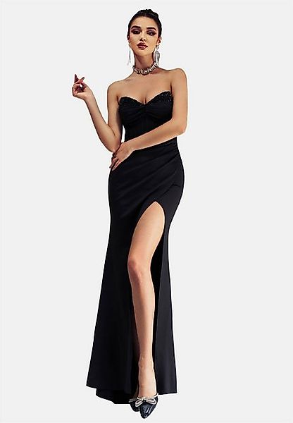 Moda Minx Jerseykleid Evelyn Long Dress mit langem Beinschlitz günstig online kaufen